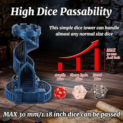 Dice Rolling Tower and Tray