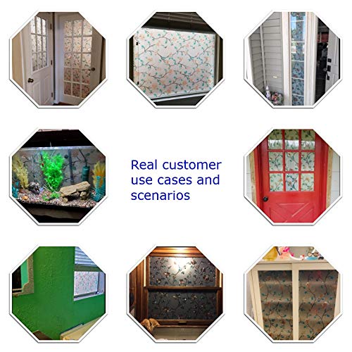 Static Cling Decorative Window Privacy Film (19.43 Sq Ft)