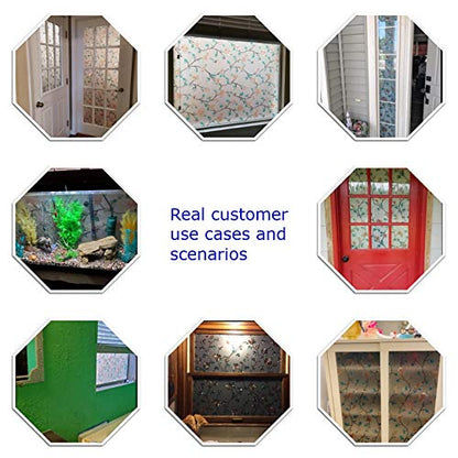 Static Cling Decorative Window Privacy Film (19.43 Sq Ft)