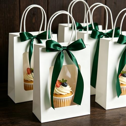1 Inch x 100yds Dark Green Satin Ribbon for Crafts (300 Foot)