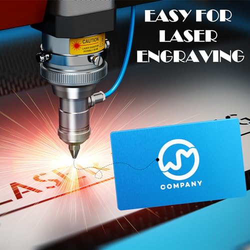 100Pcs 0.45 Metal Business Cards Aluminum Laser Engraving Blanks