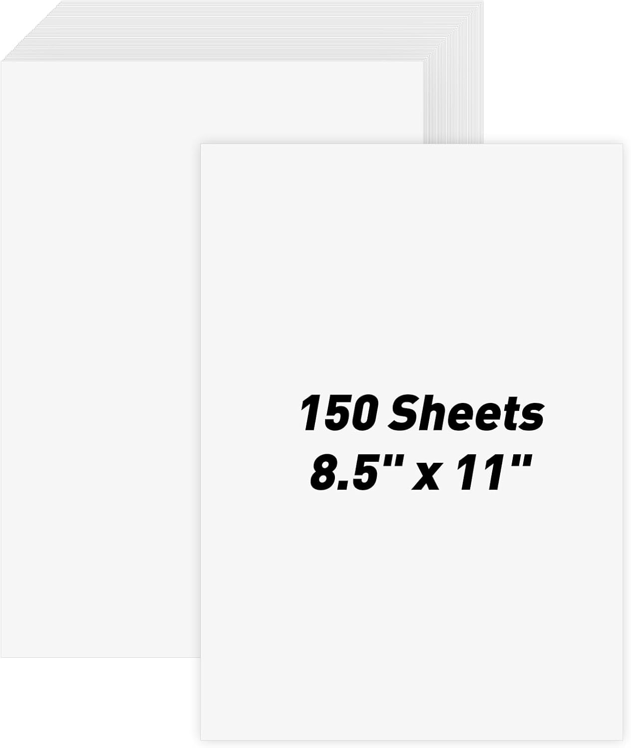 MAXECHO 8.5" × 11" White Cardstock Bulk 150 Sheets Construction Paper Card Stock Printer Paper for DIY Art Crafts, Cricut Card Making, Office Printing, Scrapbooking, Drawing, Invitations, 180 GSM - Crafty Corner