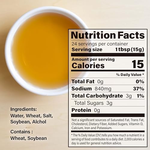 White Soy Sauce Traditionally Brewed 12.1 fl oz (12 Fl Oz)