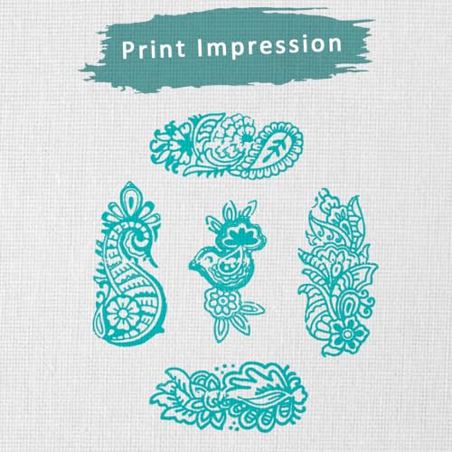 Wooden Stamps for Block Printing on Fabric