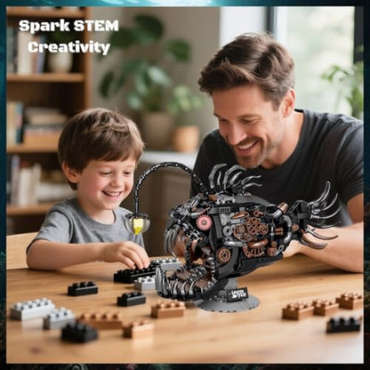Mechanical Angler Fish Building Block Set (1038 Count)