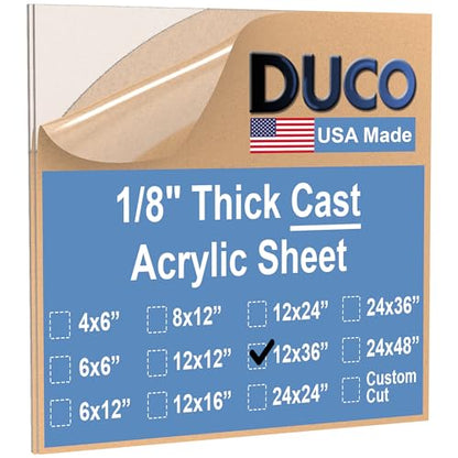 Duco Clear Cast Acrylic Sheets 1 (27 Sq Ft)