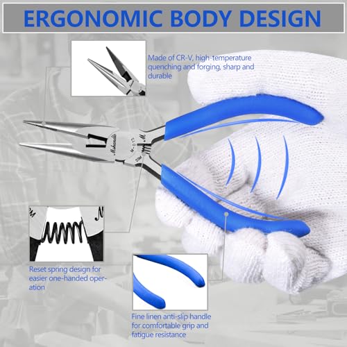 Needle Nose Pliers Set (6 Count)