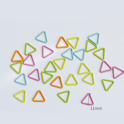 30PCS Mini Metal Stitch Markers Triangle (30 Count)