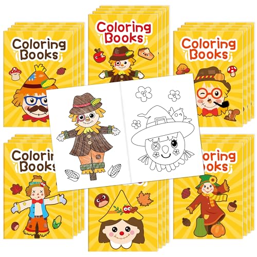Fall Scarecrow Coloring Books (24 Count)