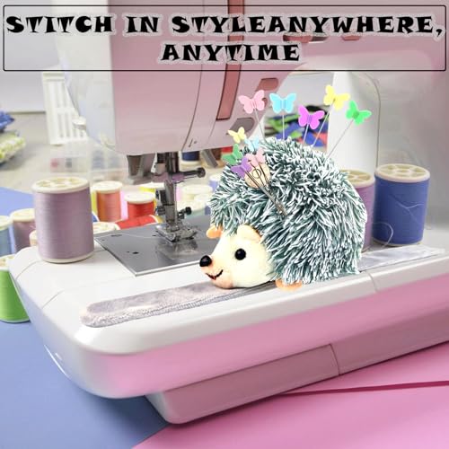 Cute Hedgehog Wrist Pin Cushion for Sewing with Magnetic