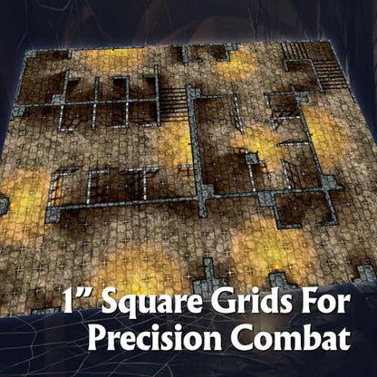 The Dungeons Roleplaying Battlemaps; 16 Modular RPG Maps in 8 Double