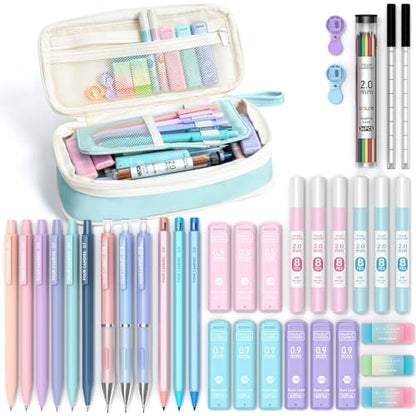 36PCS Mechanical Pencil Set with 624 Lead Refills