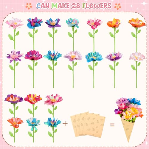 DIY Fabric Flower Bouquets Toys Accessories