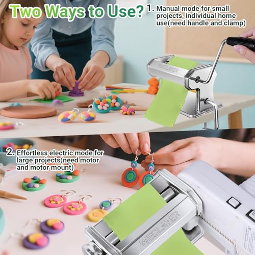 Electric Polymer Clay Press Machine Set