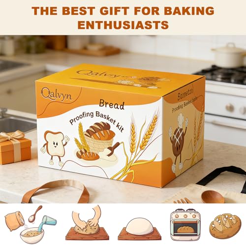 Sourdough Starter Kit with Sourdough Jar & Baking Supplies for Beginner