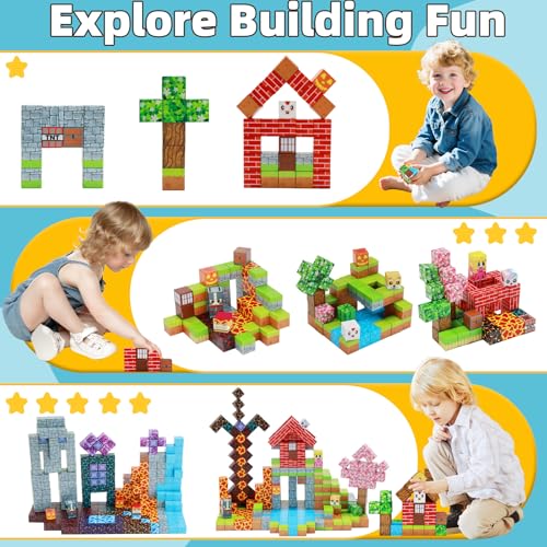 150PCS Magnetic Blocks (150 Count)