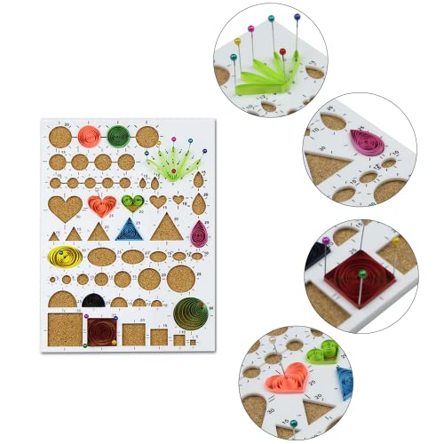 19 Piece Beginner Paper Quilling Tool Kit for 2D and 3D Paper Art