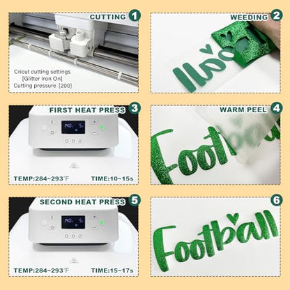 Glitter Puff Heat Transfer Vinyl