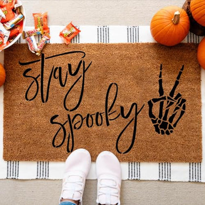 Halloween Stencils for Door Mats Halloween Doormat Stencils 27"x17"