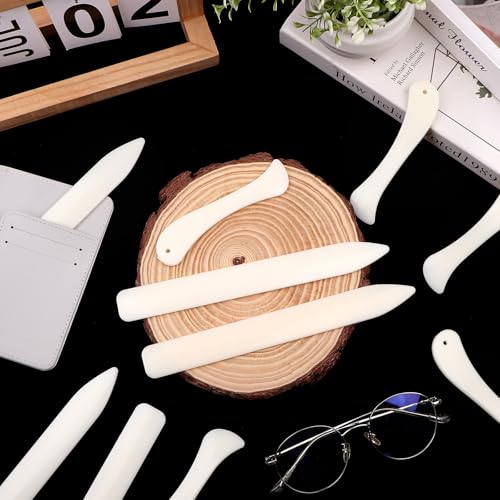20 PCS Bone Folder Tool Plastic Bone Folder Crafts Scoring Folding Creasing Paper Crafting Scrapbooking Tool for Paper Leathercrafts Bookbinding and DIY Card Making Handmade