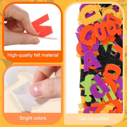 310 Pcs Felt Letter Bulletin Board Self Adhesive Sticker (310 Count)