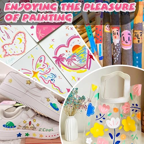 48Color Acrylic Paint Markers Set (48 Count)
