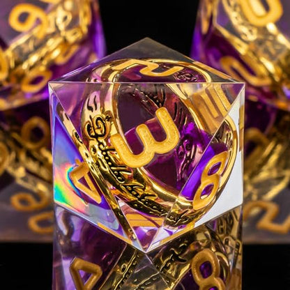 Magic Lord Rings DND Dice Set with Box