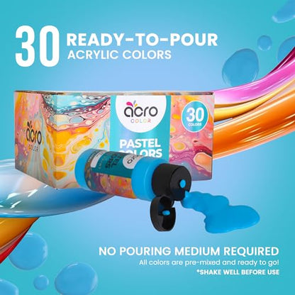 Acrylic Pouring Paint Set (30 Count)