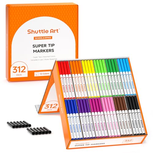 Super Tip Washable Markers (312 Count)