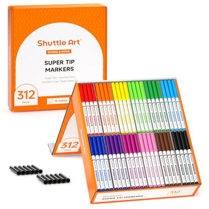 Super Tip Washable Markers (312 Count)