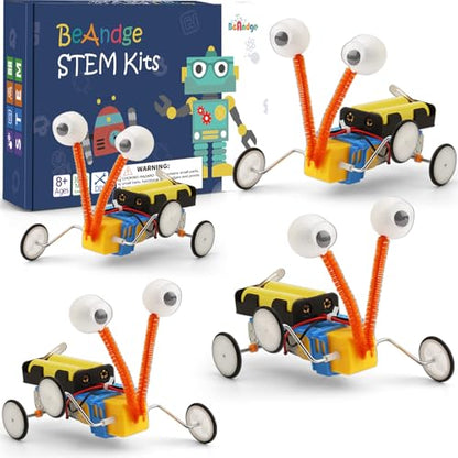 4 Set Bulk Craft Robot Kits for Kids (4 Count)