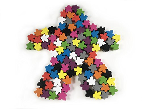 100 Wooden Meeples (100 Count)