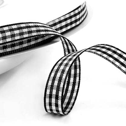 Classic Gingham Checkered Ribbon