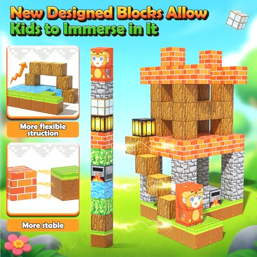 100PCS Magnetic Blocks