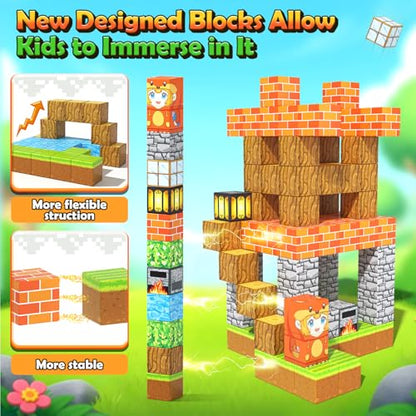 100PCS Magnetic Blocks
