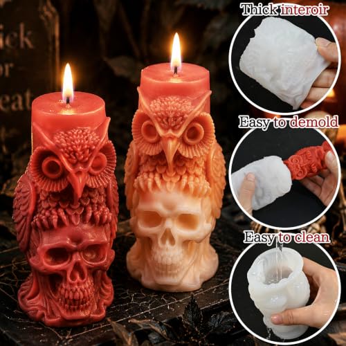 Halloween Silicone Candle Molds