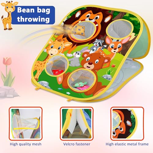 Animal Bean Bag Toss Game Toy Outdoor Toss Game (24 Count)