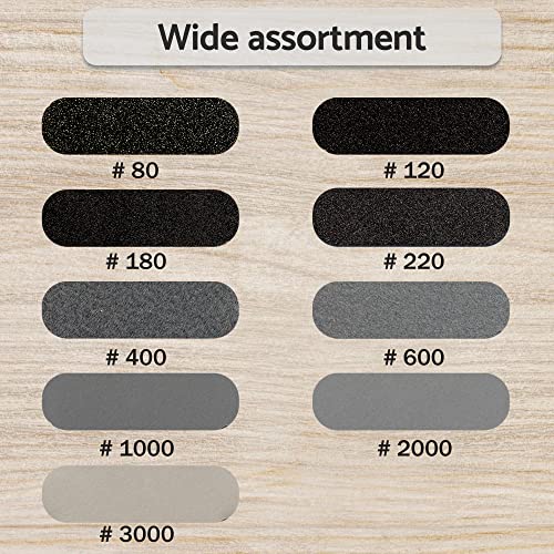 5 inch Wet Dry Sanding Discs Hook & Loop 54 pcs