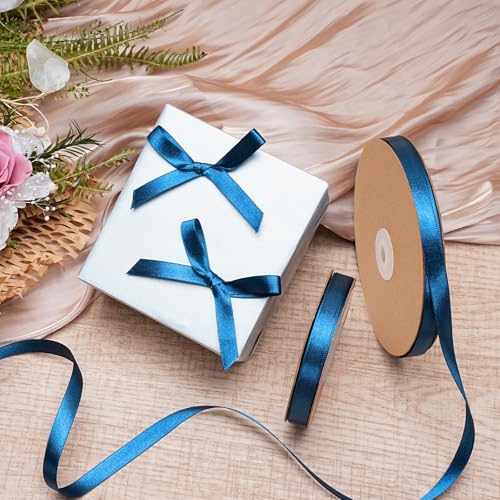 Navy Satin Ribbon 3