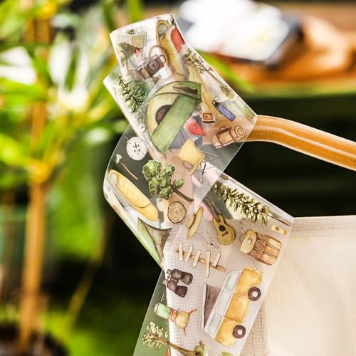 6 Rolls Travel PET Tape Set with Clip (6 Count)