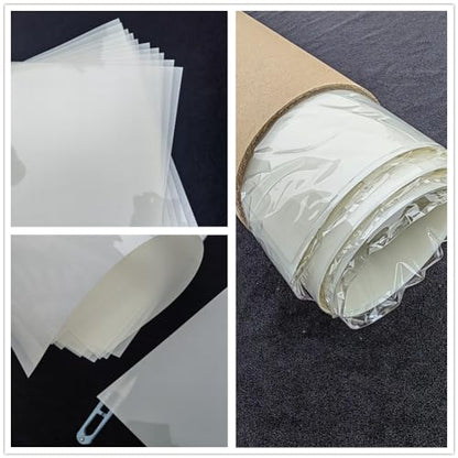 Translucent Blank Mylar Stencil Sheet for Cutting (8 Count)