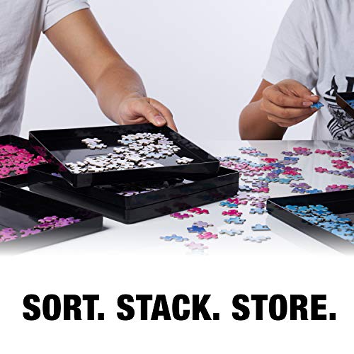 8 Puzzle Sorting Trays with Lid 8" x 8" (8 Count)