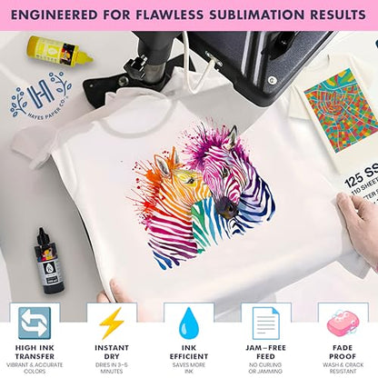 Hayes Sublimation Paper 105gsm A4 Size (150 Count)
