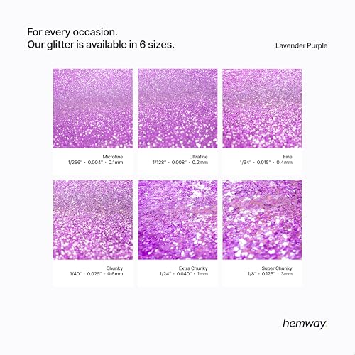 Craft Glitter Lavender Purple 100g Ultrafine Glitter (3.5 Ounce)