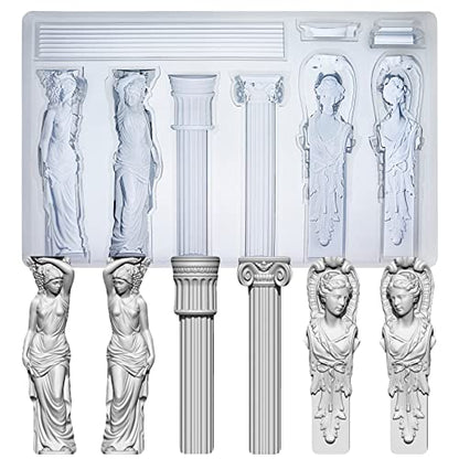 Art Mold for Polyclay Air Dry Clay Plaster