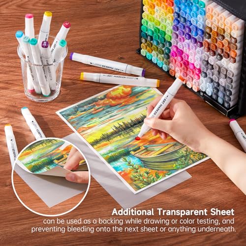 206 Colors Alcohol Markers (204 Count)