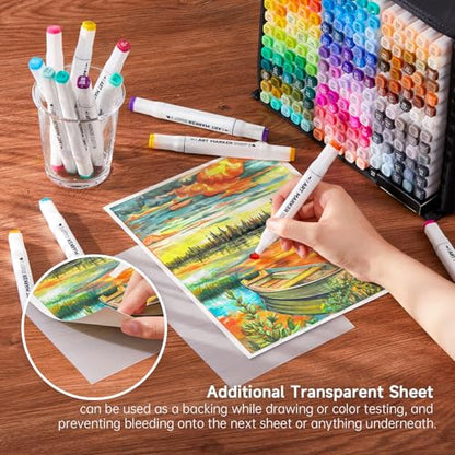 206 Colors Alcohol Markers (204 Count)