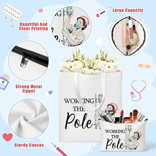 Aesthetic Nurse Canvas Bags Set