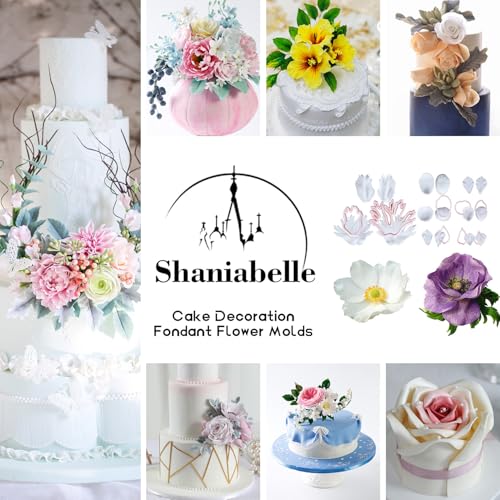 Professional Flower Fondant Mold Set