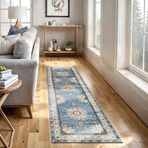 Felice Oriental Floral Medallion Runner Rug